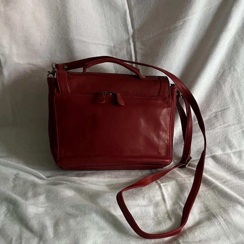 Chaos “Leather Collection” Crossbody Handled Purse - Picture 2 of 8